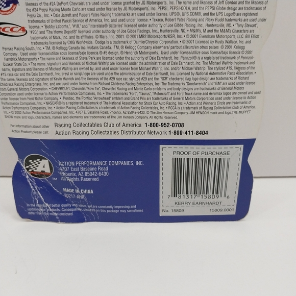 Winners Circle Kerry Earnhardt Autographed Hood #N037 - Picture 5 of 5